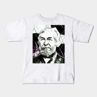 Jean Charles Galissard de Marignac Black and white Portrait | Jean Charles Galissard de Marignac Artwork 3 Kids T-Shirt